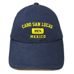 Caribbean Side Cabo San Lucas Mexico Hat Blue One Size Baseball Cap Slideback